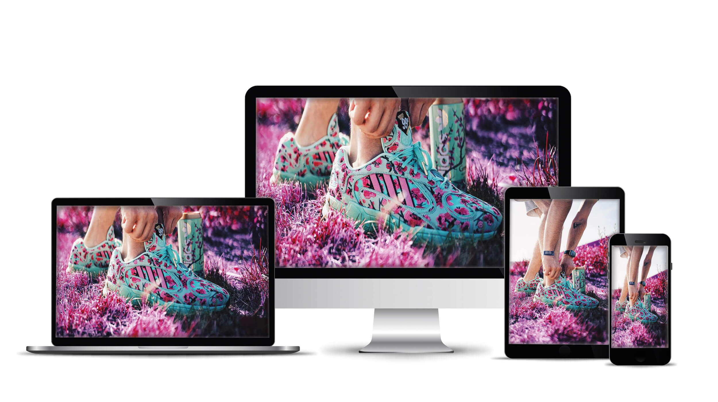 Ein Bild in verschiedenen Geräten