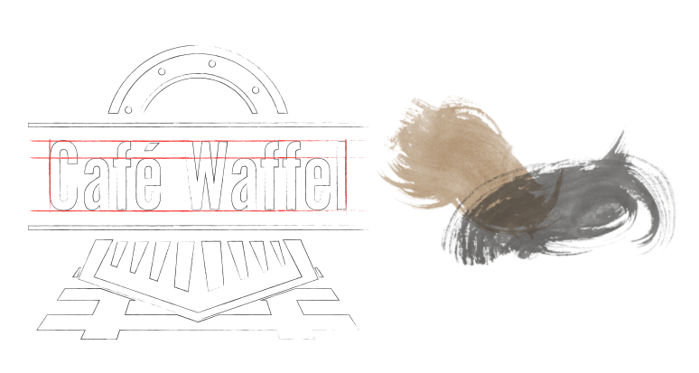 Logoentwicklung des Cafés