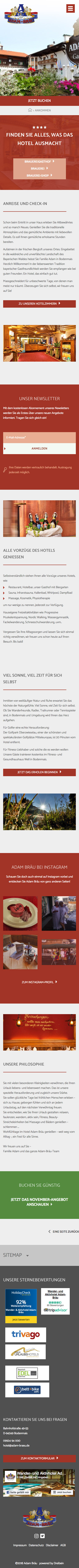 Ankommen beim Adam Bräu (Mobile)