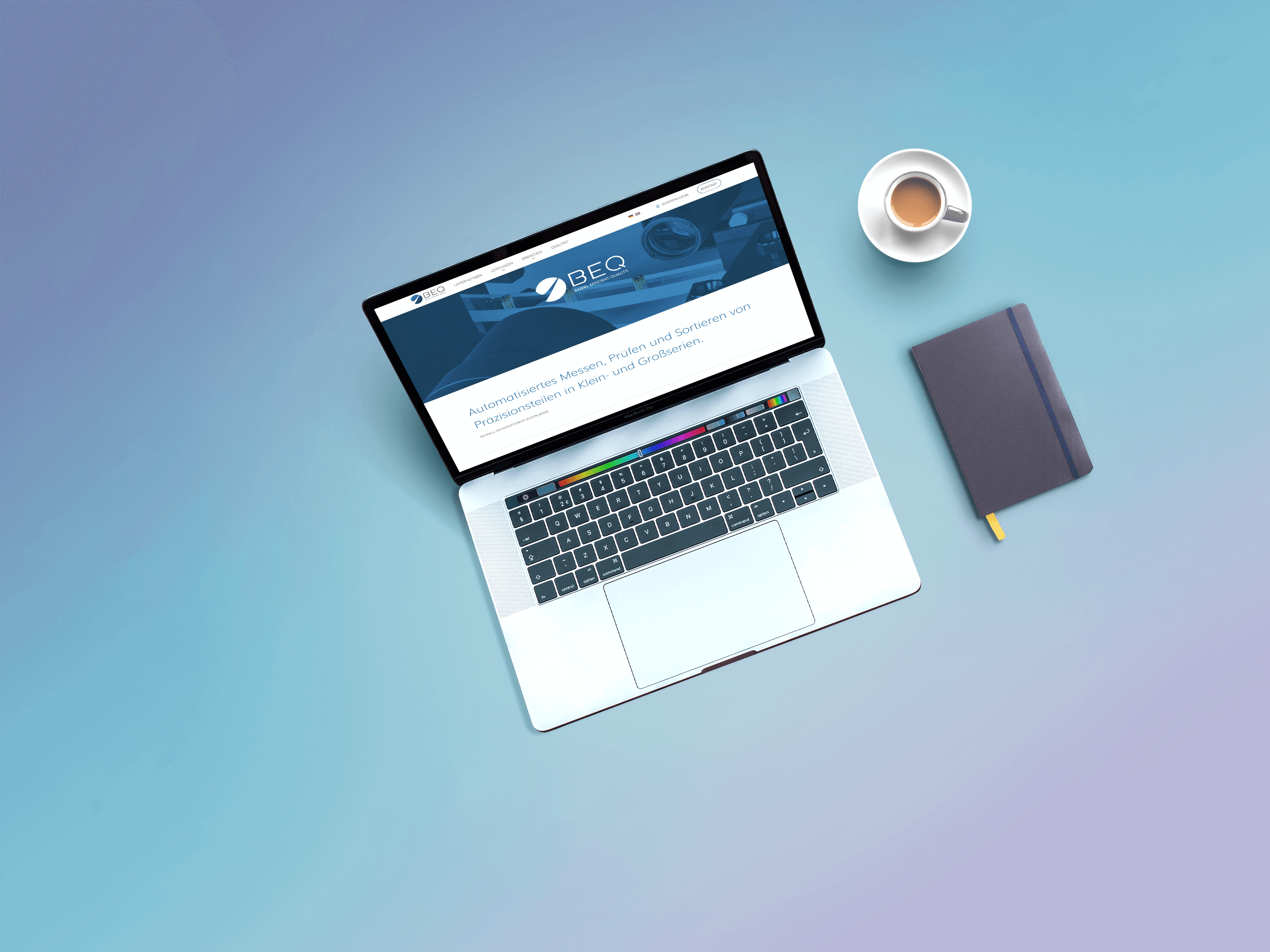 Einstiegsbild für Websitepräsenz von BEQ