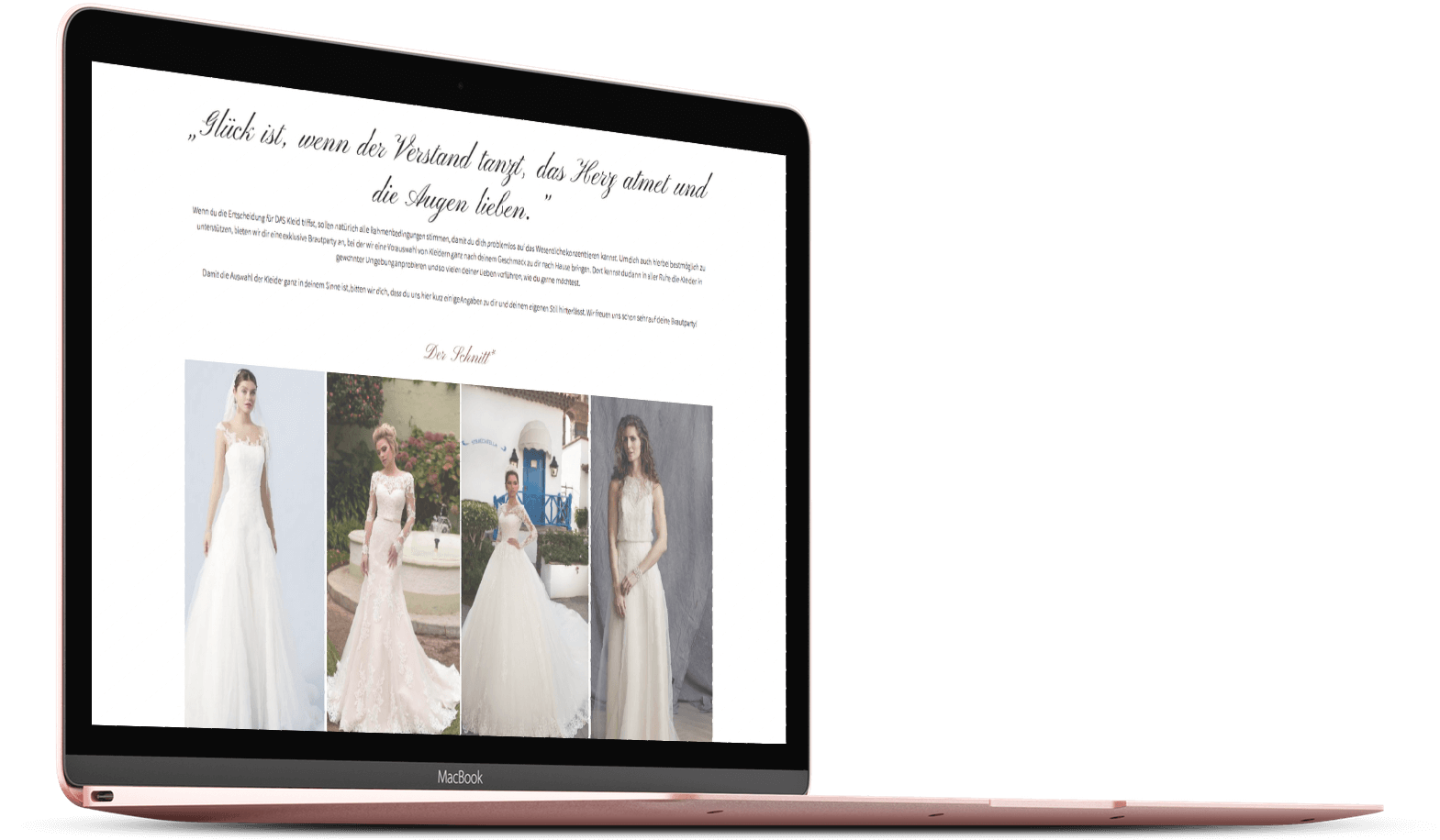 Ansicht der deltecgroup.com-Website in einem MacBook