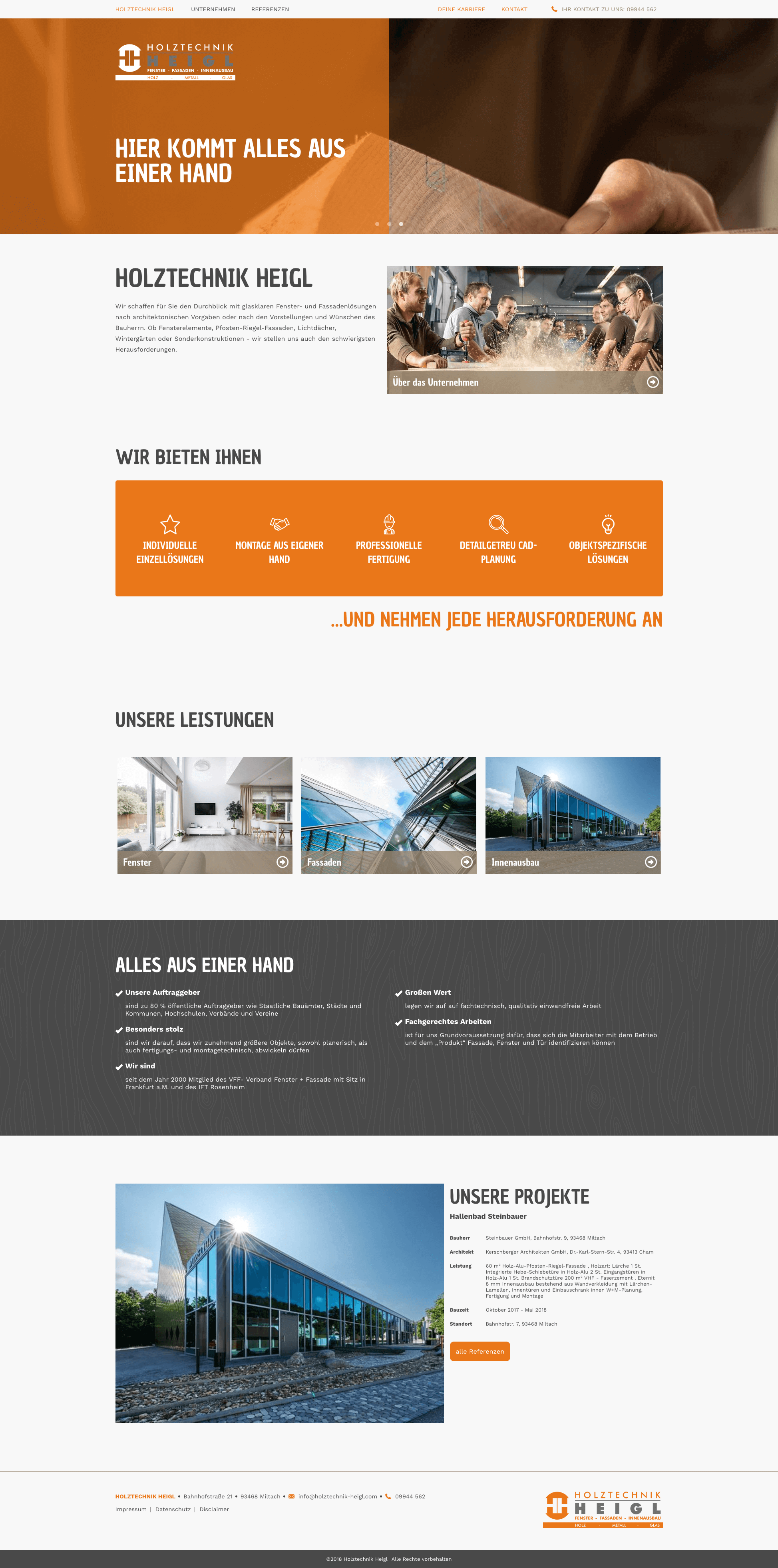 Desktop-Ansicht der Website Tecorio.com (Desktop)