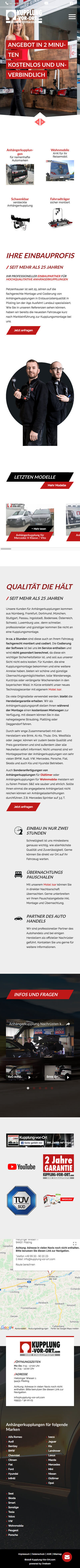 Mobile Ansicht der Website kupplung-vor-ort.com (Mobile)