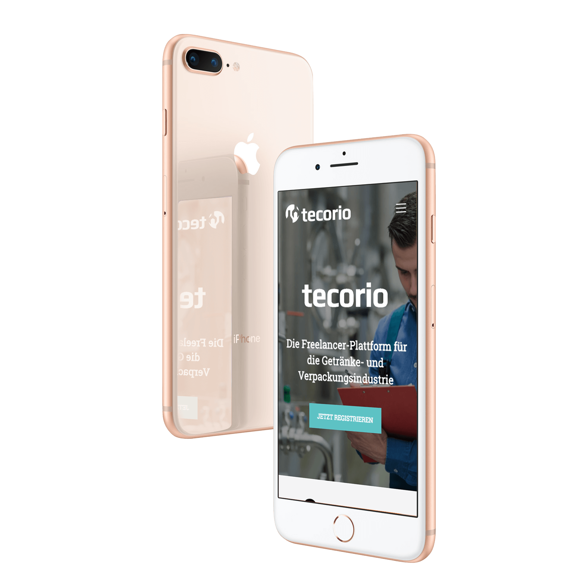 Ansicht der enders-Website auf einem MacBook