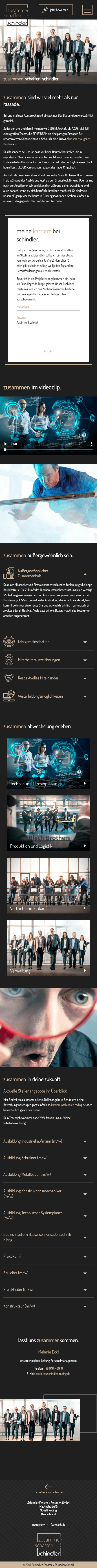 Mobile Ansicht der Website  zusammen-schaffen.de (Mobile)