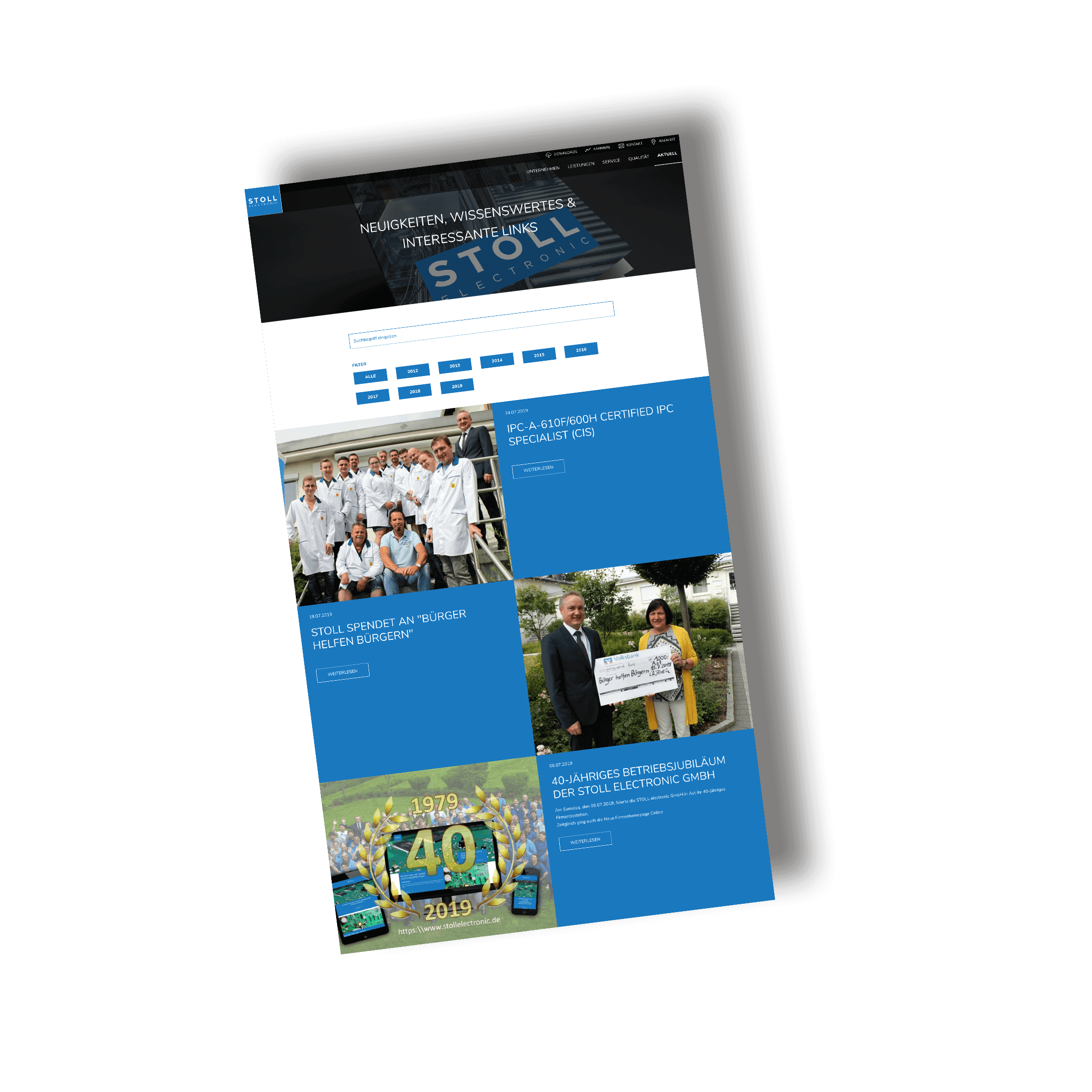 Abgleich der Website magna-sweets.de erfolgt über Microsoft Dynamics